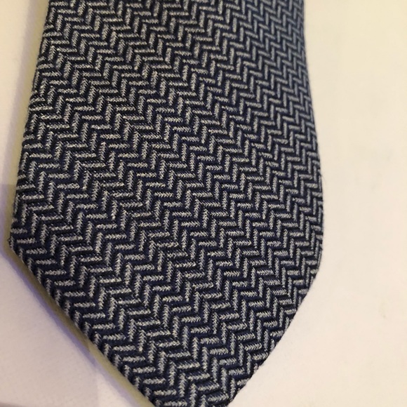 Michael Kors wool knit fashion black & blue tie new - Picture 2 of 4